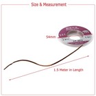 2pc 3 5mm 1 5m Desoldering Braid Solder Sucker Remover  Wick Wire Repair Tool