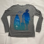 Kenny Chesney Songs For The Saints Tour 2019 T-shirt Small Gray Long Sleeve