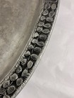 Don Drumm Cast Aluminum Vintage Abstract Signed Serving Tray Platter 9  X 12 