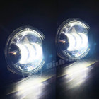 Chrome 4-1 2 4 5   Inch Led Fog Passing Light housing Holder For Motorcycle