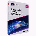 Bitdefender Total Security 2025 - 1 Years 5 Devices  windows  Mac  Android 