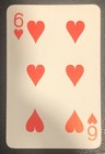 Marilyn Monroe Vintage Tv Movie Actress Rare  1956 Nmmm Playing Card 6 Hearts