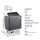 Uimoso Sauna Heater Stove 9kw Wet   Dry Stailess Steel W  Internal Controller