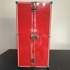 Vintage Red Steamer Doll Wardrobe Trunk Case Large Handmade Clothes 24 x12  X12 