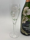 Vintage 1995 Perrier Jouet 1 5l Empty  Champagne Bottle With 2 Matching Glasses