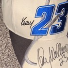 Nascar Mega Lot Signed Kenny Wallace Hat   1996 Transporter   Dale Earnhardt Mag