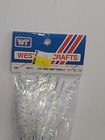 Vintage Bump Chenille Pipe Cleaner Stems White Westrim Crafting 