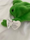 1993 Legs The Frog Ty Inc Original Beanie Baby Retired Rare With Pvc Pellets