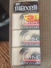 Maxell Tc-30 Hgx Gold Vhs-c Camcorder Videocassette Lot Of 3 New 