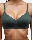 Lot 6 Pc No Wire Full Cup Wireless Plain Everyday Light Padded Wire Free Bra A