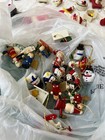 Large Lot Of Vintage Wooden Christmas Ornaments   Spare Parts