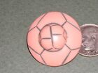 1  Large Vintage Unusual Pink Gray Celluloid Button