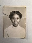 1950   s Vintage Photo High School Girl Pretty African American Black