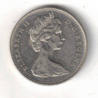 1973 Canadian Circulated Elizabeth Ii Five Cent Coin 