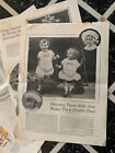 9 Pages Modern Priscilla 1923-1927 Twins Patterns Hooking Crochet Crafts Sewing