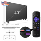 Hisense 40  Class Fhd 1080p Roku Smart Led Tv 40h4030f1 Free Shipping Usa
