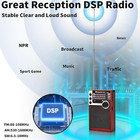 Y-706 Portable Pocket Radio Am Fm Sw Band Compact Receiver Battery Operated Tran