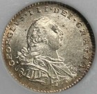 1800 Ms 64 George Iii Maundy Penny Great Britain Silver Pence Coin  21092303c 