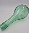 Early 20th C  Hand Blown 10  Glass Torpedo Bulb Wine Bottle Umbria Italy
