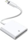 Apple Mfi Certified Lightning To Sd Card Camera Reader For Iphone Ipad  Memory