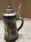 Vintage Small Lidded German Beer Stein Made In Germany Berlin brandenburger Gate