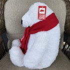 Coca-cola Polar Bear Plush 15    Artic Home Soda Advertising Red Spellout Scarf