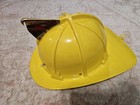 Vintage Cairns   Bros Fire Fighter Firemen Helmet Yellow Model 880