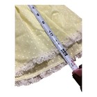Vintage Baby Girl Yellow Polka Dot Lace Dress 6-9m Made In Usa Easter Party