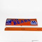 Vintage Chicago Bears Go Bears Marathon Nfl Football Bumper Sticker Decal