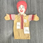 Vintage Ronald Mcdonald Hand Puppet In Original Box Mcdonalds Happy Meal Toys   