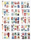 New 5 Paper Dolls Uncut Vintage 40s 50s Repro 15 Pages Illustrated Wood Dolls