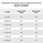 Us Stock Tap Dance Shoes Black Easy Strap Tap Shoe For Girls And Boys