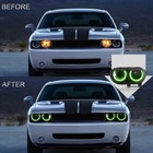 2x Led Rgb Headlights   D2h Bulb For Dodge Challenger 2008-2014 Projector Lamps