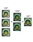 Lime Line Precision Tapes Bundle - 3x 1 8   2x 1 16 In   1x 1 4 In   6 Blades