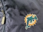 Miami Dolphins Si Windbreaker Full Zip Reebok Jacket Size Xl Unisex Nfl Football
