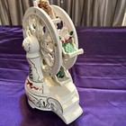 Vintage 2001 Musical Ferris Wheel Avon Christmas Holiday Porcelain Figurines