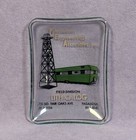 1950 s Petroleum Engineers Glass Ashtray Pasadena  Ca- Caltech Oil Industry Lab