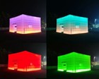 26x26x16ft Inflatable Night Club With Led Lights Cube Tent For Wedding Party Usa