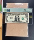 Fr  1901-e 1963a  1 Federal Reserve Note Richmond  ink Smear Error  Pmg 58 - Au