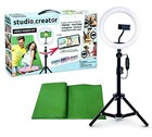 Ring Light  Studio Creator Video Maker Kit  Green Screen  Phone Holder   Stand