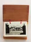Vintage Antique Gettysburg Pa Museum Wood Cedar Album 17 Mini Photos Souvenir