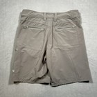 Huk Fishing Men s Large Gray Cargo Stretch Performance 9  Inseam Outdoor Shorts