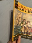 Vintage Discoverer Stamp Album By H e  Harris - Partially Filled World Stamps