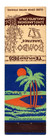 Bombo Tiki Bar  Matchbook Matchcover - Oakland  California - Crown