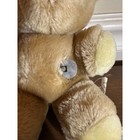 Vintage Eden Toys Wind Up Musical Teddy Bear Tan Plush Yellow Paws Stitched Nose