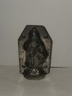 Antique Tin Old Fashion Santa 1850 Candy Chocolate Christmas Mold