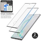 For Samsung Galaxy Note10 note10  Case Rugged Hard Rubber Cover   Tempered Glass