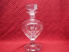 Vintage Moser Rudolf Eschler Multi Sided Stopper   Foot Liquor Wine Decanter
