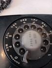 Vtg Bell System Western Electric Black Wall Mount Rotary Dial Phone Untested 
