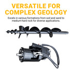 Free Ship 1 8ton Mini Excavator Attachment 150mm Auger  With Hose Drilling Tool